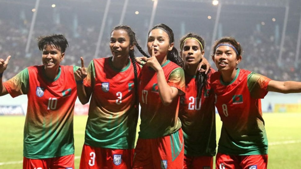 সাফ ফুটবলে চ্যাম্পিয়ন হলো বাংলার বাঘিনীরা