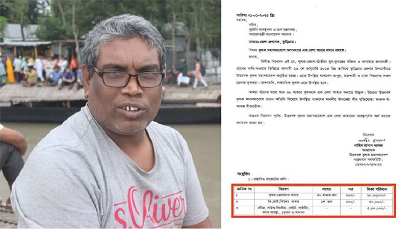 কৃষক সমাবেশের জন্য ৬৫ লাখ টাকা চেয়ে চিঠি ভাইরাল, সমালোচনার ঝড়