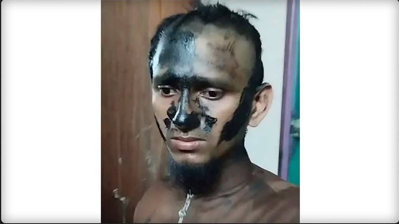 ছাত্রকে বলাৎকার, মাদ্রাসা শিক্ষকের চুল কেটে মুখে আলকাতরা