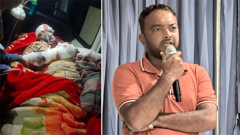 বাংলাভিশনের সাংবাদিককে কুপিয়ে, রগ কেটে, কব্জি ফেলে দিল দুর্বৃত্তরা