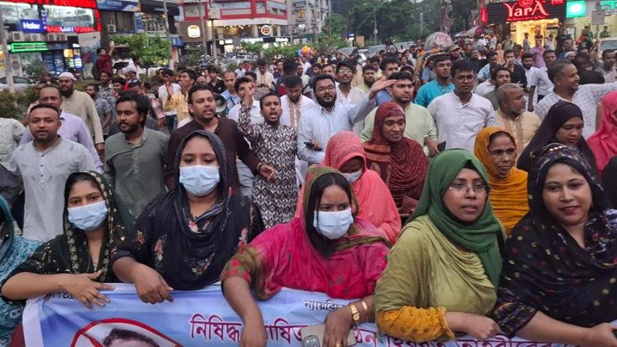 ডিএনসিসি প্রশাসক এজাজের অপসারণ ও গ্রেফতারের দাবিতে গণঅধিকার পরিষদের বিক্ষোভ