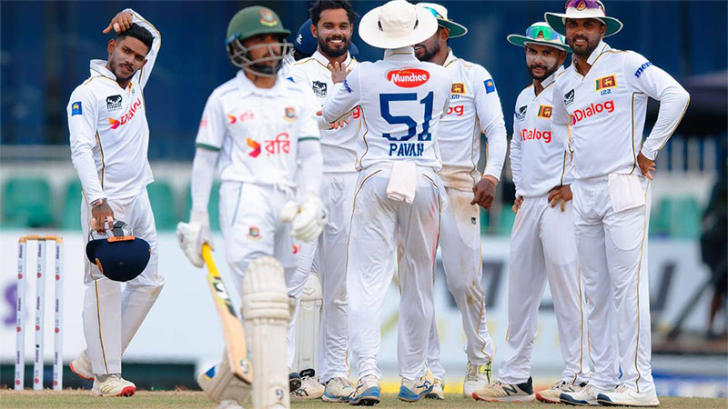 ইনিংস ব্যবধানে হারের শঙ্কায় বাংলাদেশ