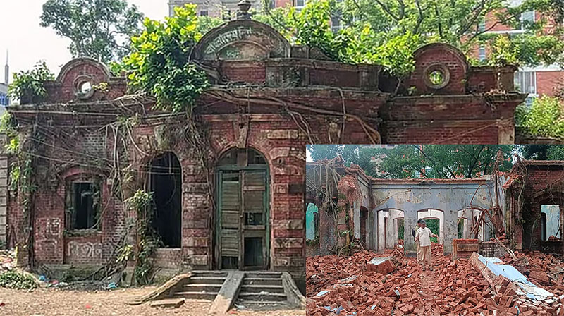 এবার সত্যজিৎ রায়ের পূর্বপুরুষের ঐতিহাসিক বাড়িটি ভাঙছে ইউনূস প্রশাসন