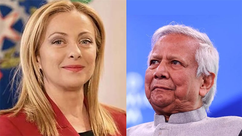 অনির্বাচিত সরকারের প্রধান হওয়ায় ড. ইউনূসকে সাক্ষাৎ দিলেন না ইতালির প্রধানমন্ত্রী