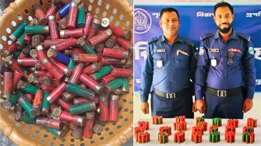 থানা থেকে জুলাই আন্দোলনকারীদের লুট করা ২১৯ রাউন্ড কার্তুজ মিলল পুকুরে