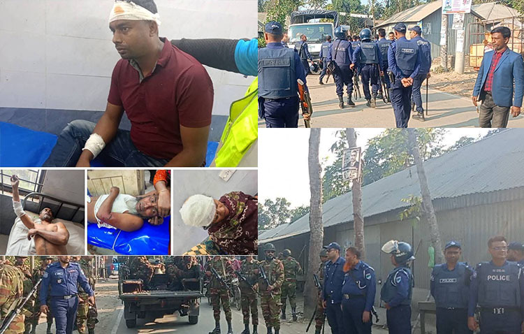 শৈলকুপায় নির্বাচন পরবর্তী বিএনপির দু’পক্ষের সংঘর্ষে পুলিশসহ আহত-৭