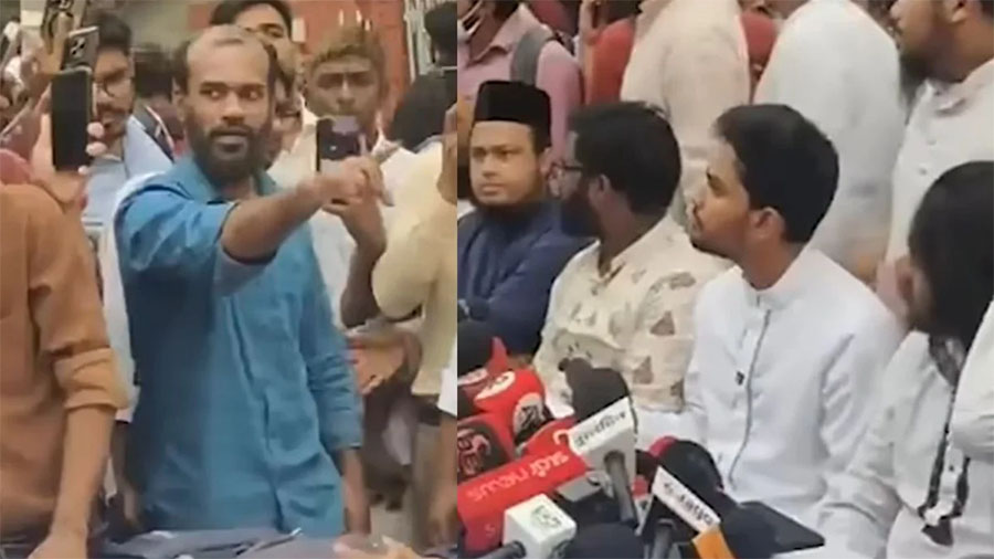 ‘বন্যার টাকার হিসাব কই’, ক্ষুব্ধ জুলাইযোদ্ধার তোপের মুখে আসিফ মাহমুদ, ‘চাঁদাবাজ-মববাজ’ অ্যাখ্যা