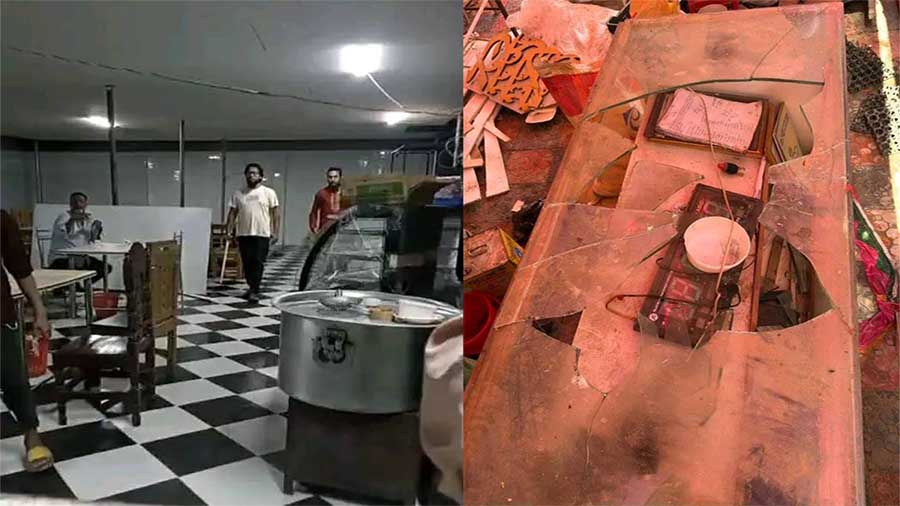 ফেনীতে চাঁদা না দেওয়ায় বিএনপি কর্মীর রেস্টুরেন্ট ভাঙচুর ও অর্থ লুটপাট যুবদলকর্মীদের
