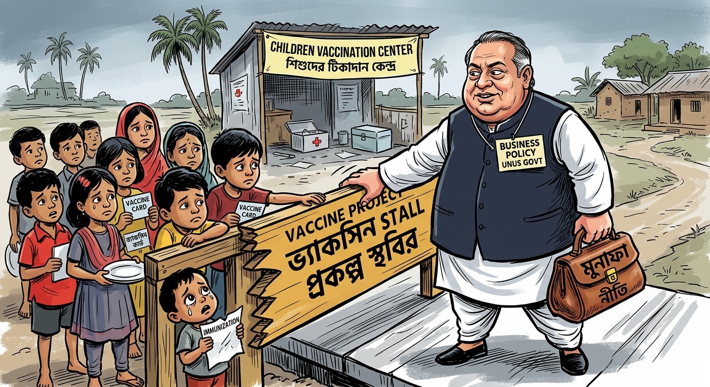 ইউনূস সরকারের বিরুদ্ধে শিশুদের গণহারে পরিকল্পিত হত্যার অভিযোগ