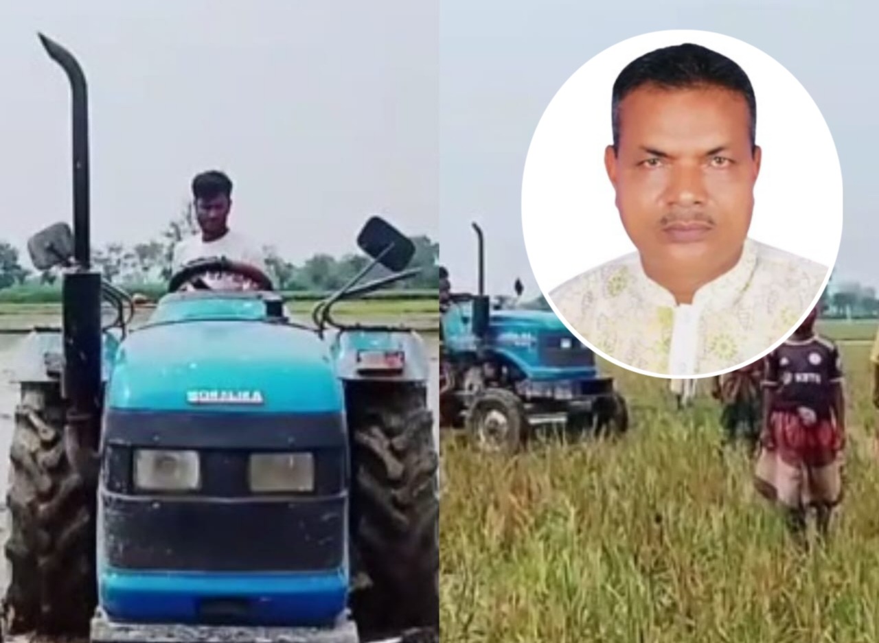 বদলগাছিতে লিজের জমিতে হালচাষ, সরকারী খাসজমি দখলের চেষ্টা বিএনপি নেতার
