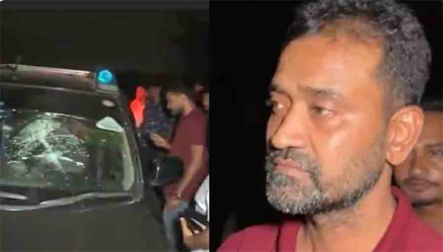 হাটহাজারীতে গুলিবর্ষণে চলন্ত গাড়ির পেছনের সিট ঝাঁঝরা, ভাগ্যক্রমে বাঁচলেন সাংবাদিক