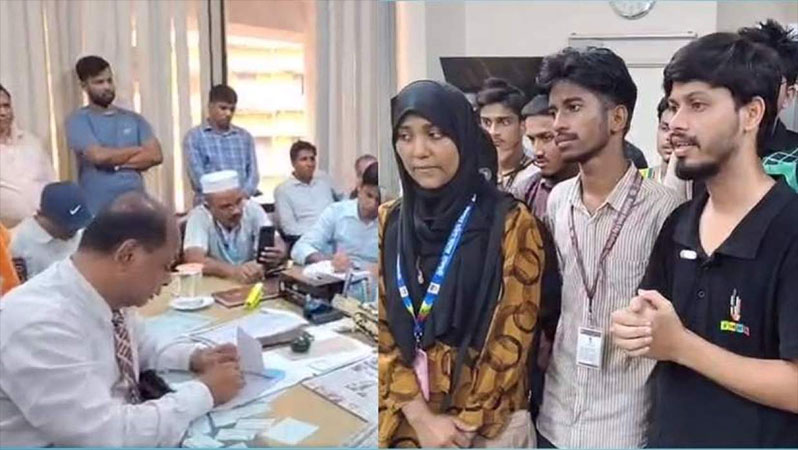 ঢাকা ছাড়িয়ে রাজশাহীতেও শিক্ষামন্ত্রীর পদত্যাগের দাবিতে বোর্ড ঘেরাও
