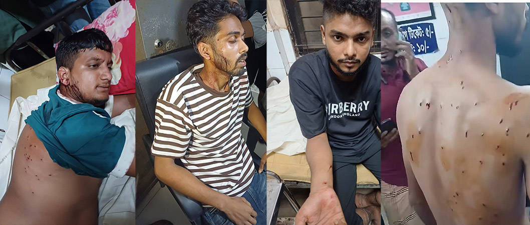 চাঁদার দাবিতে নোয়াখালীতে বিয়ের গাড়ীতে গুলি : গুলিবিদ্ধ ৫