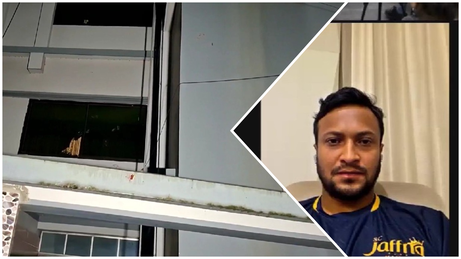 সাকিবের মাগুরার বাড়িতে হামলা, আগুন