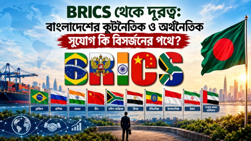 বিশ্লেষণ।। BRICS থেকে দূরত্ব: বাংলাদেশের কূটনৈতিক ও অর্থনৈতিক সুযোগ কি বিসর্জনের পথে?